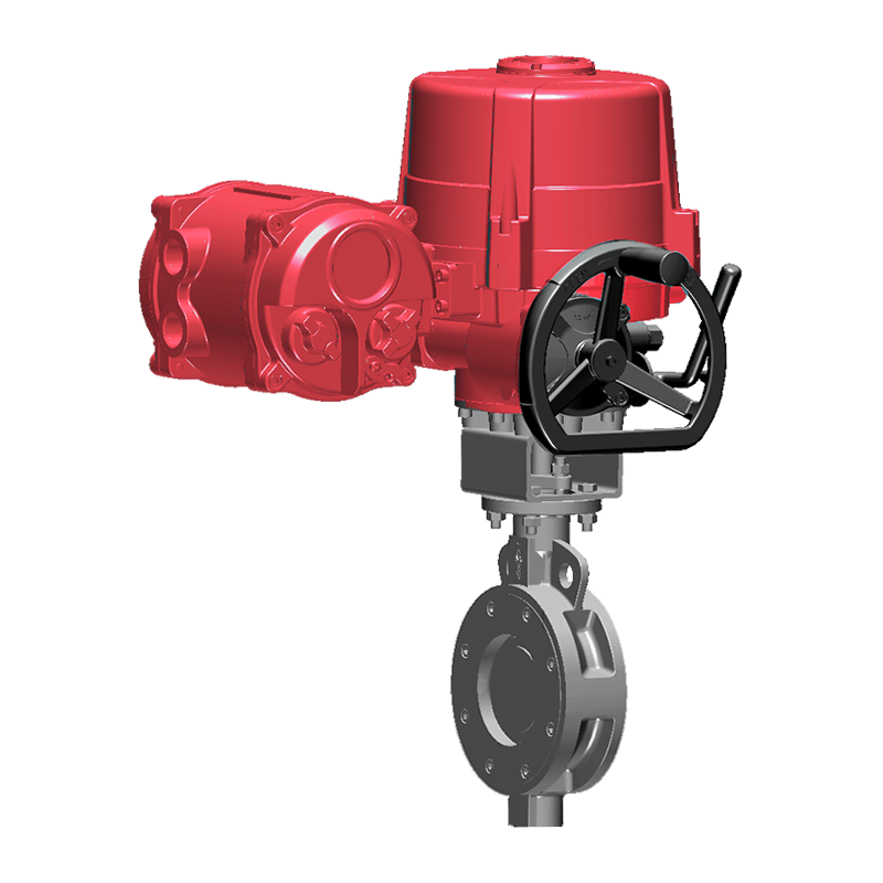 Vanne papillon électrique à étanchéité dure