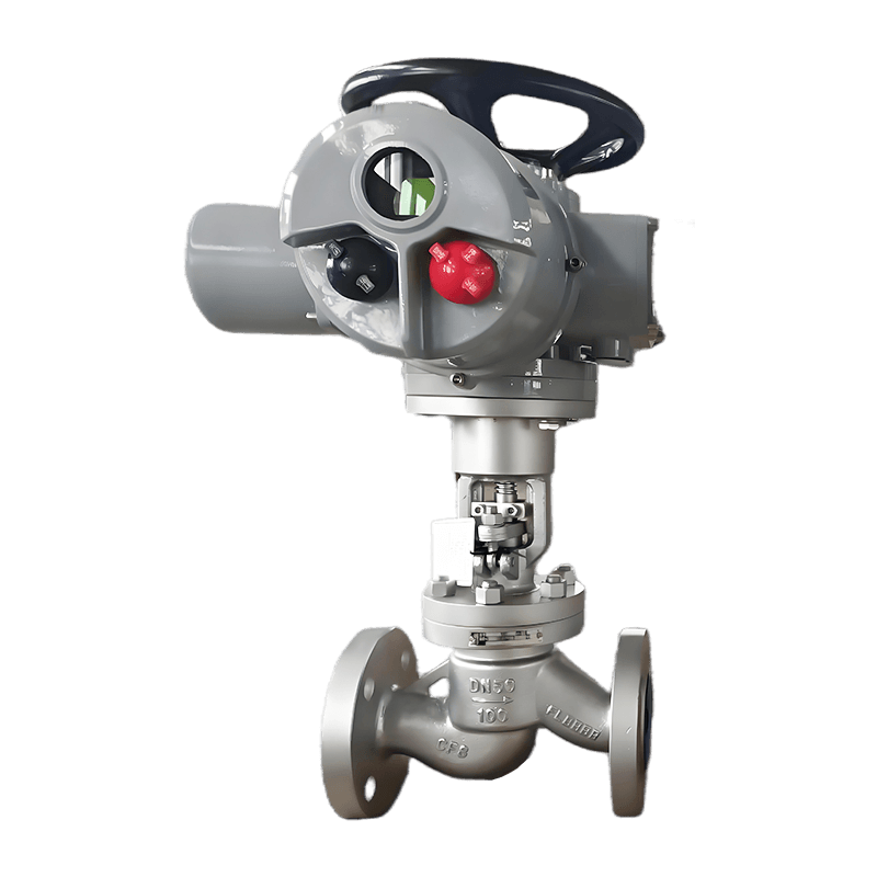 Vanne d'arrêt électrique en acier inoxydable