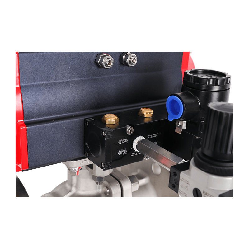 Robinet à tournant sphérique pneumatique à bride antidéflagrant