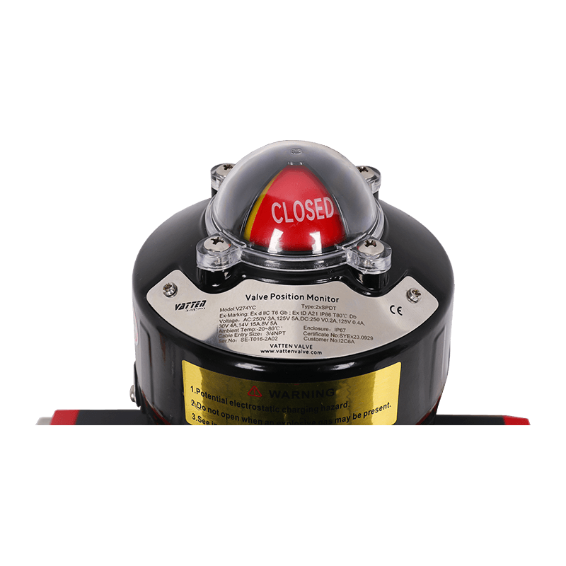 Robinet à tournant sphérique pneumatique à bride antidéflagrant