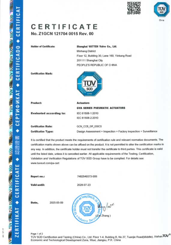 Groupe de vannes Vatten